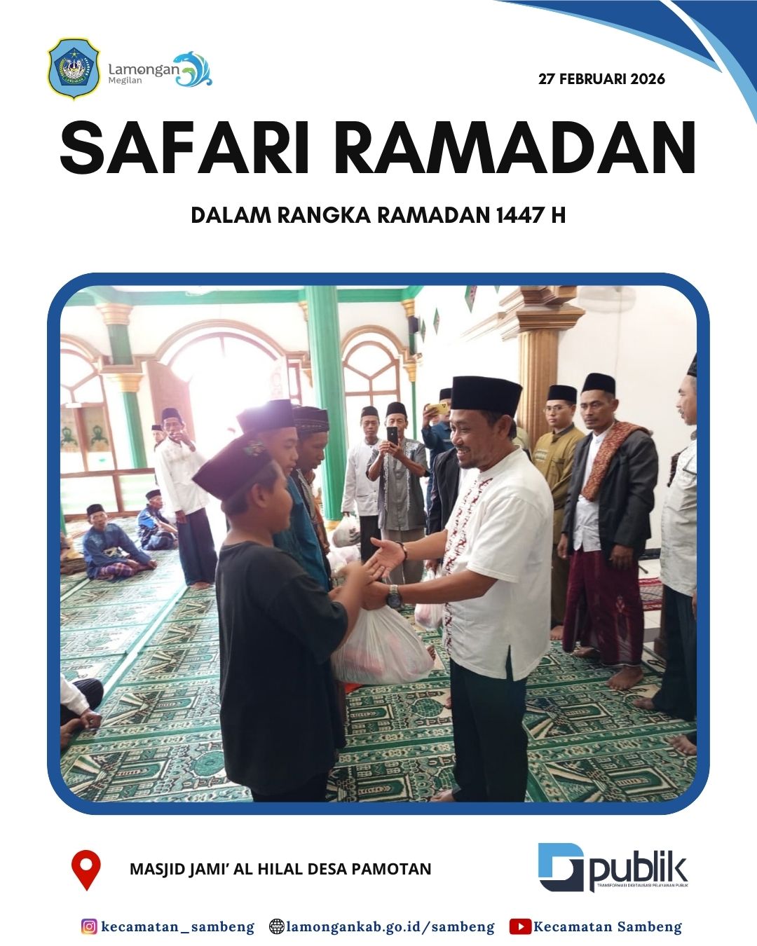 Foto: SAFARI RAMADAN 1447 H DI DESA PAMOTAN