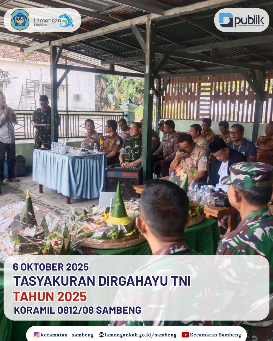 Foto: TASYAKURAN DIRGAHAYU TNI KE-80 TAHUN 2025