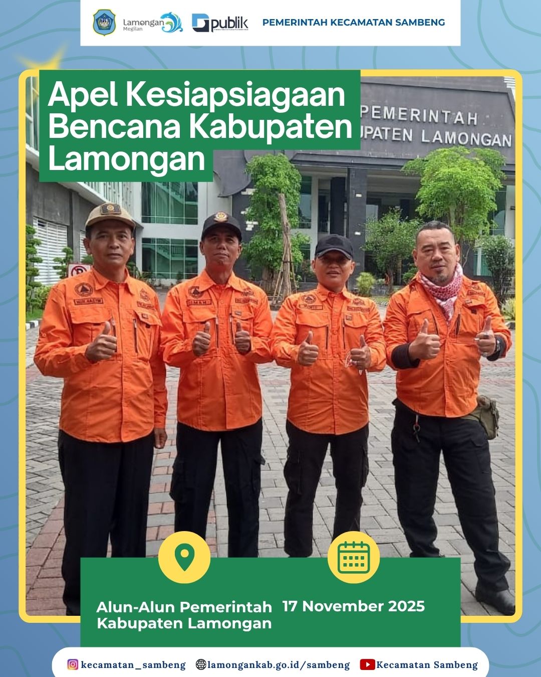 APEL KESIAPSIAGAAN BENCANA KABUPATEN LAMONGAN