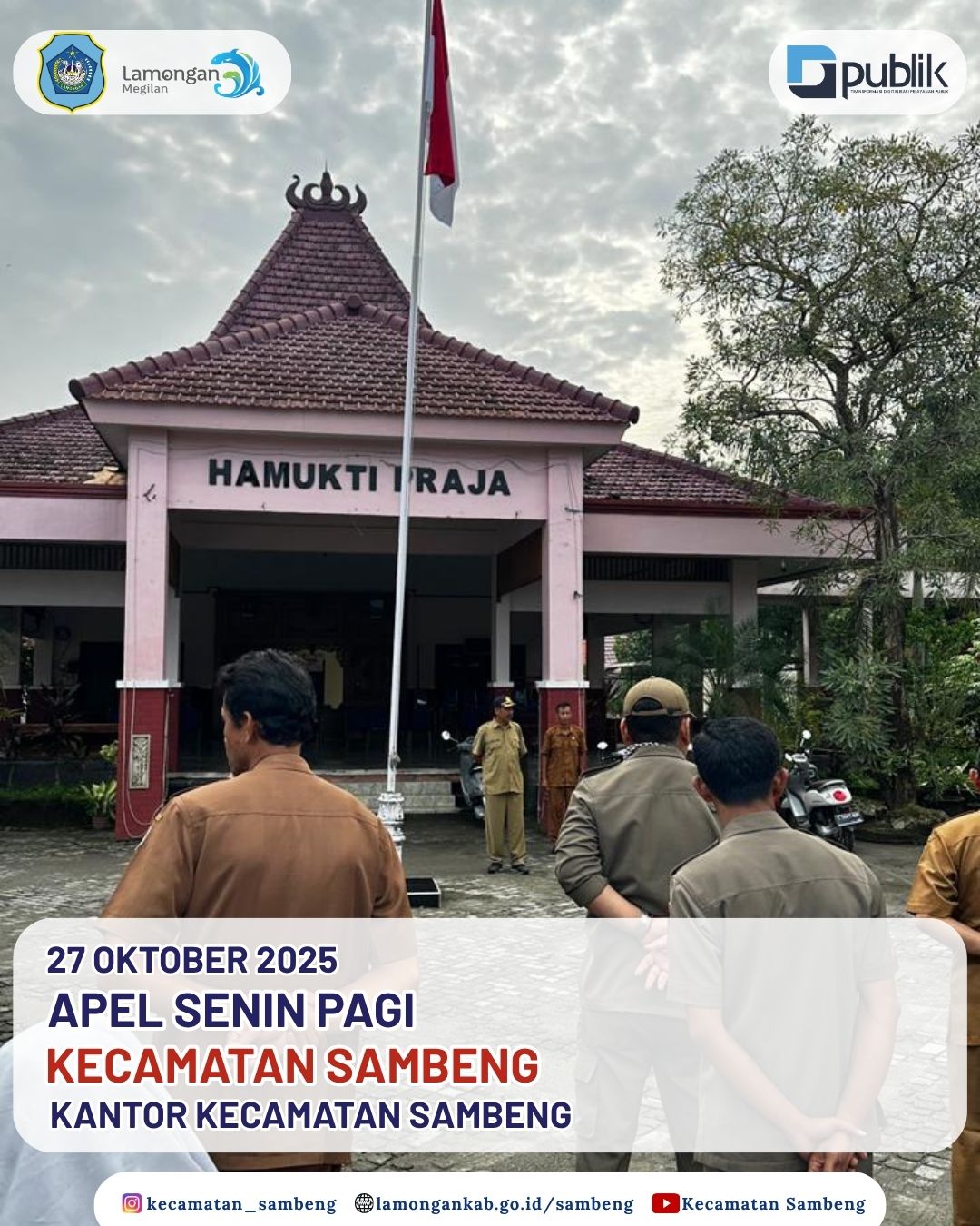 Foto: APEL SENIN PAGI KECAMATAN SAMBENG