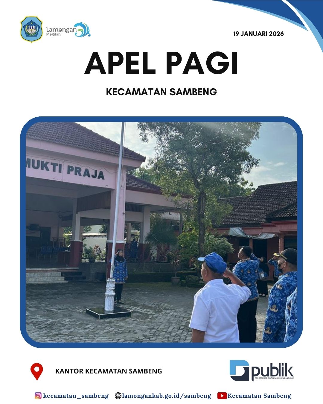 Foto: APEL SENIN PAGI KECAMATAN SAMBENG