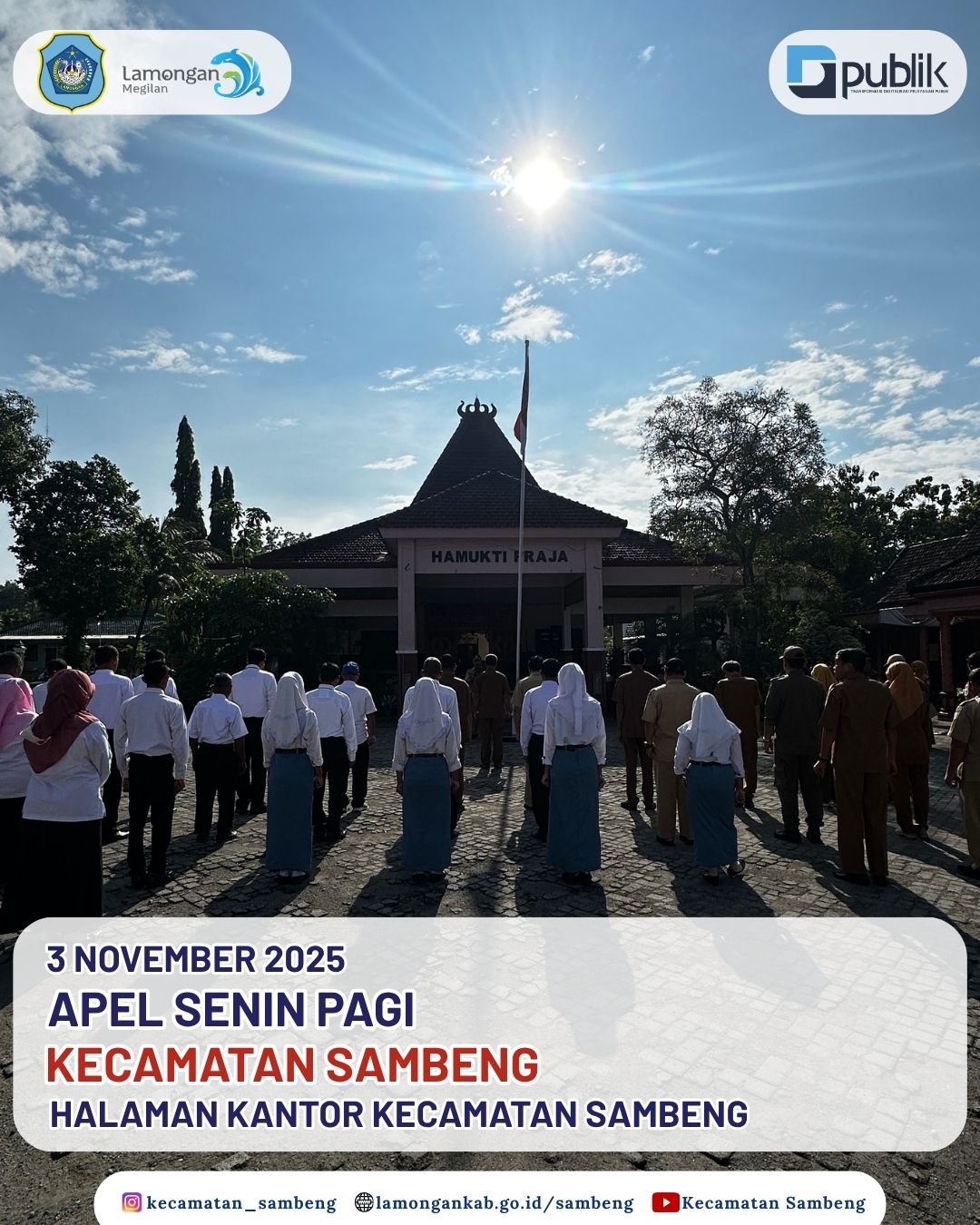 Foto: APEL SENIN PAGI KECAMATAN SAMBENG