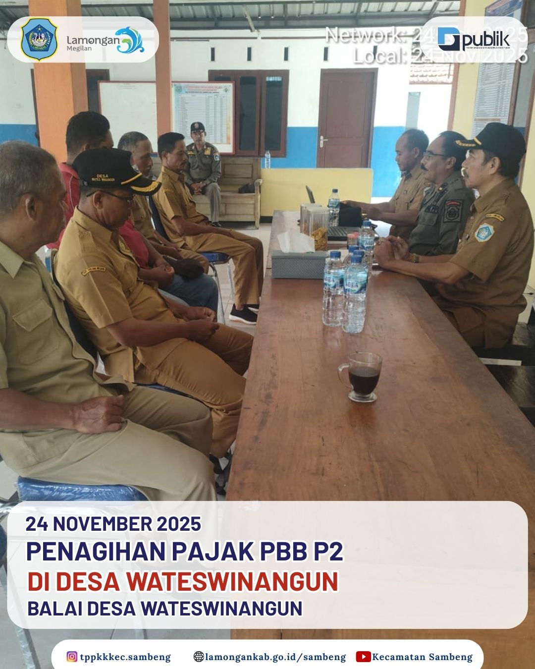 Foto: PEMBINAAN DAN PENAGIHAN PAJAK PBB P2 DESA WATESWINANGUN