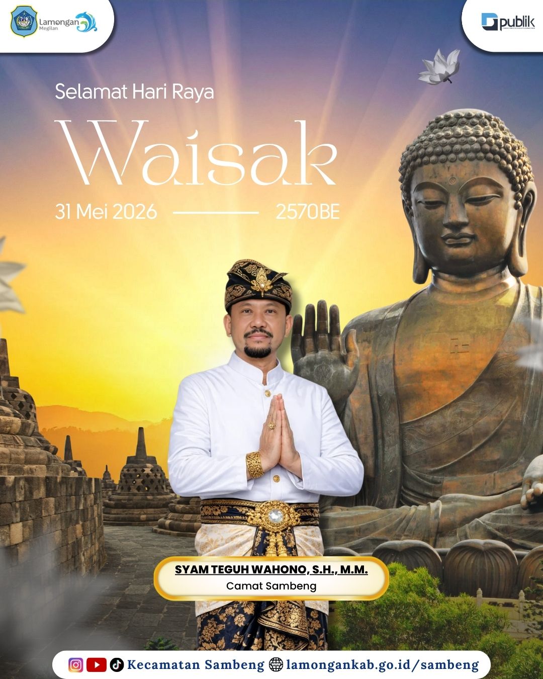 Foto: SELAMAT HARI RAYA WAISAK 2570 BE/2026