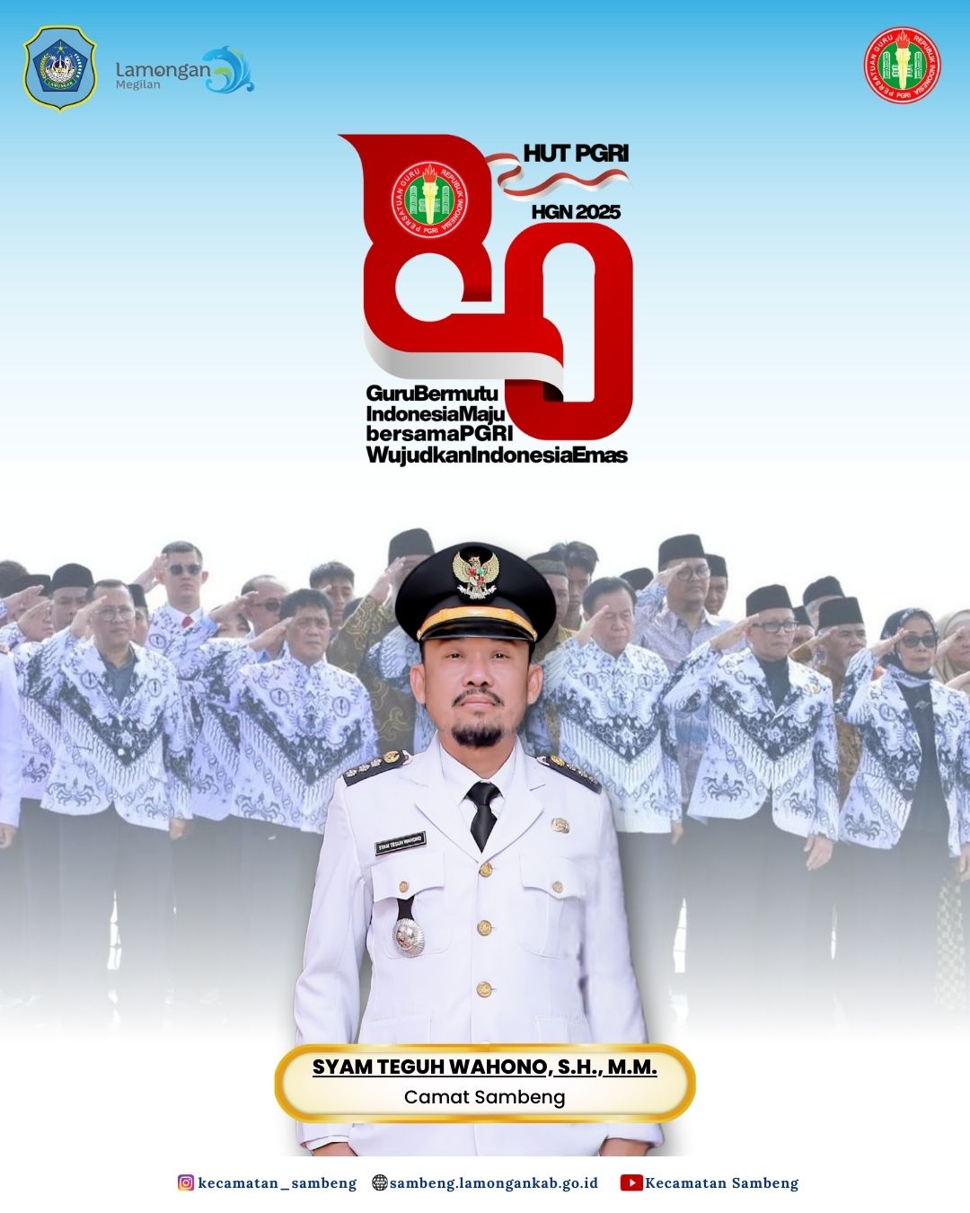 Foto: DIRGAHAYU PGRI KE-80 TAHUN