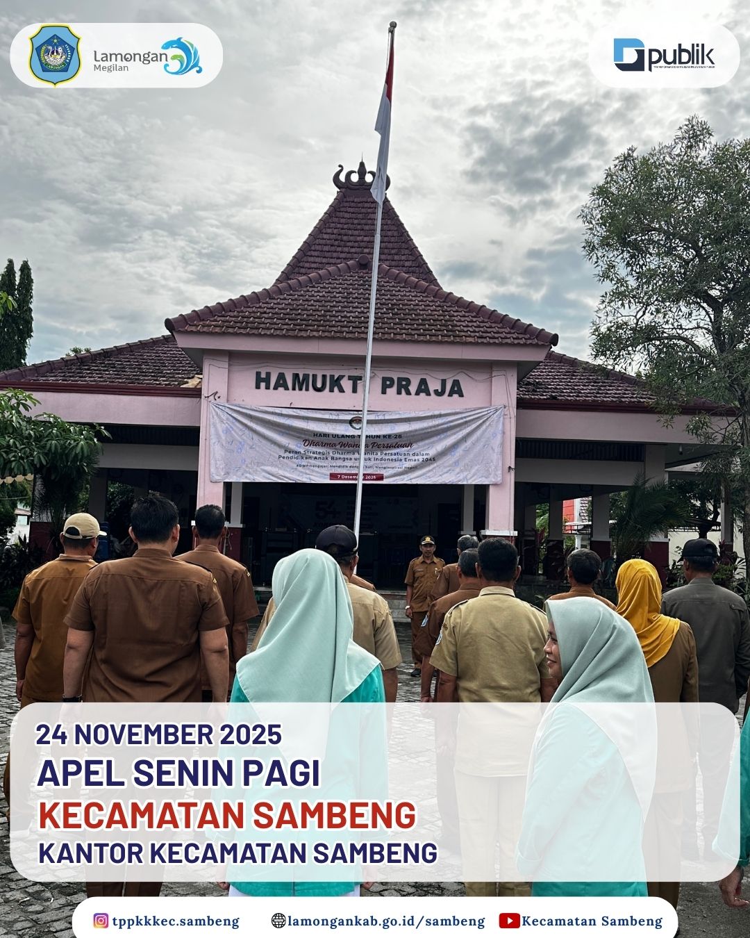 Foto: APEL SENIN PAGI KECAMATAN SAMBENG