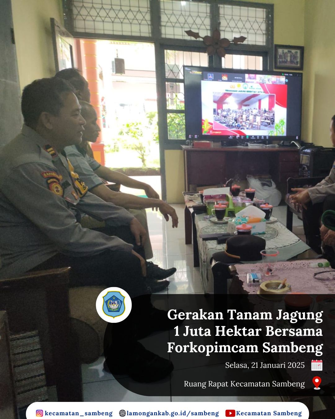 GERAKAN TANAM JAGUNG 1JUTA HEKTAR BERSAMA FORKOPIMCAM SAMBENG