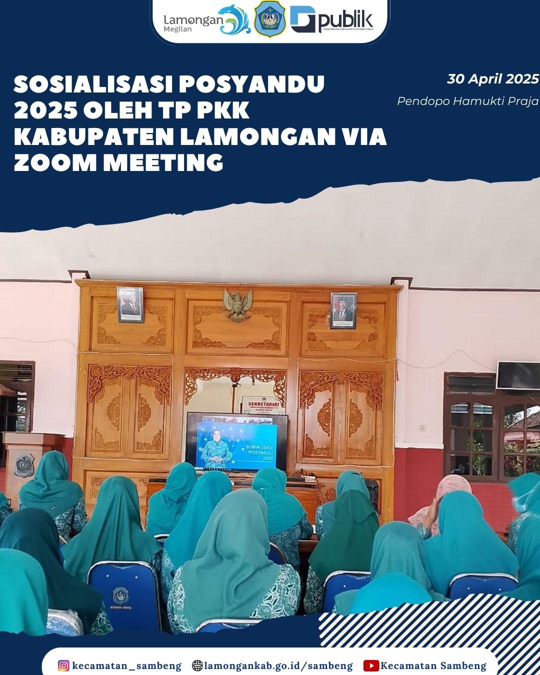 SOSIALISASI POSYANDU 2025 OLEH TP PKK KABUPATEN LAMONGAN