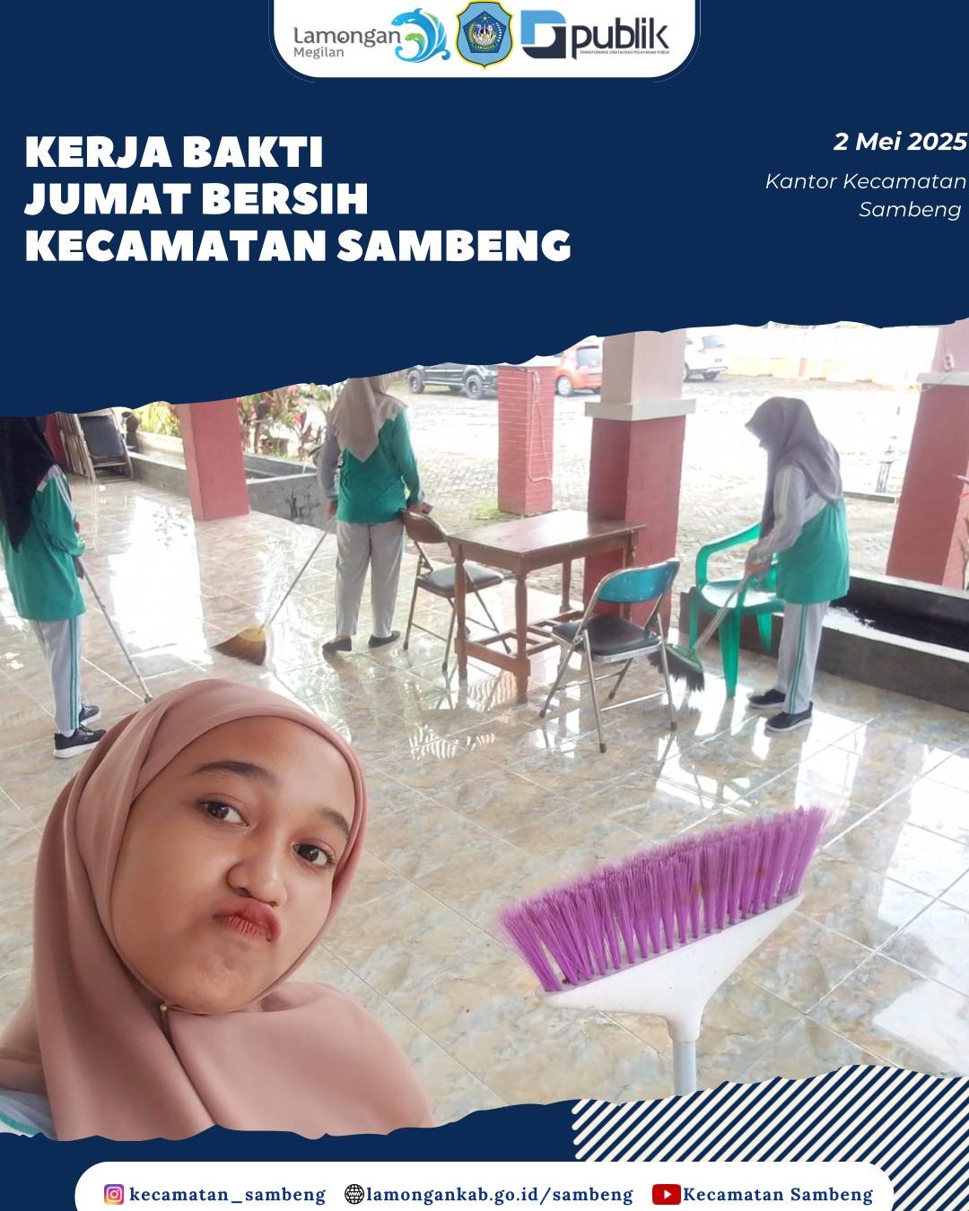 KERJA BAKTI JUM'AT BERSIH KECAMATAN SAMBENG