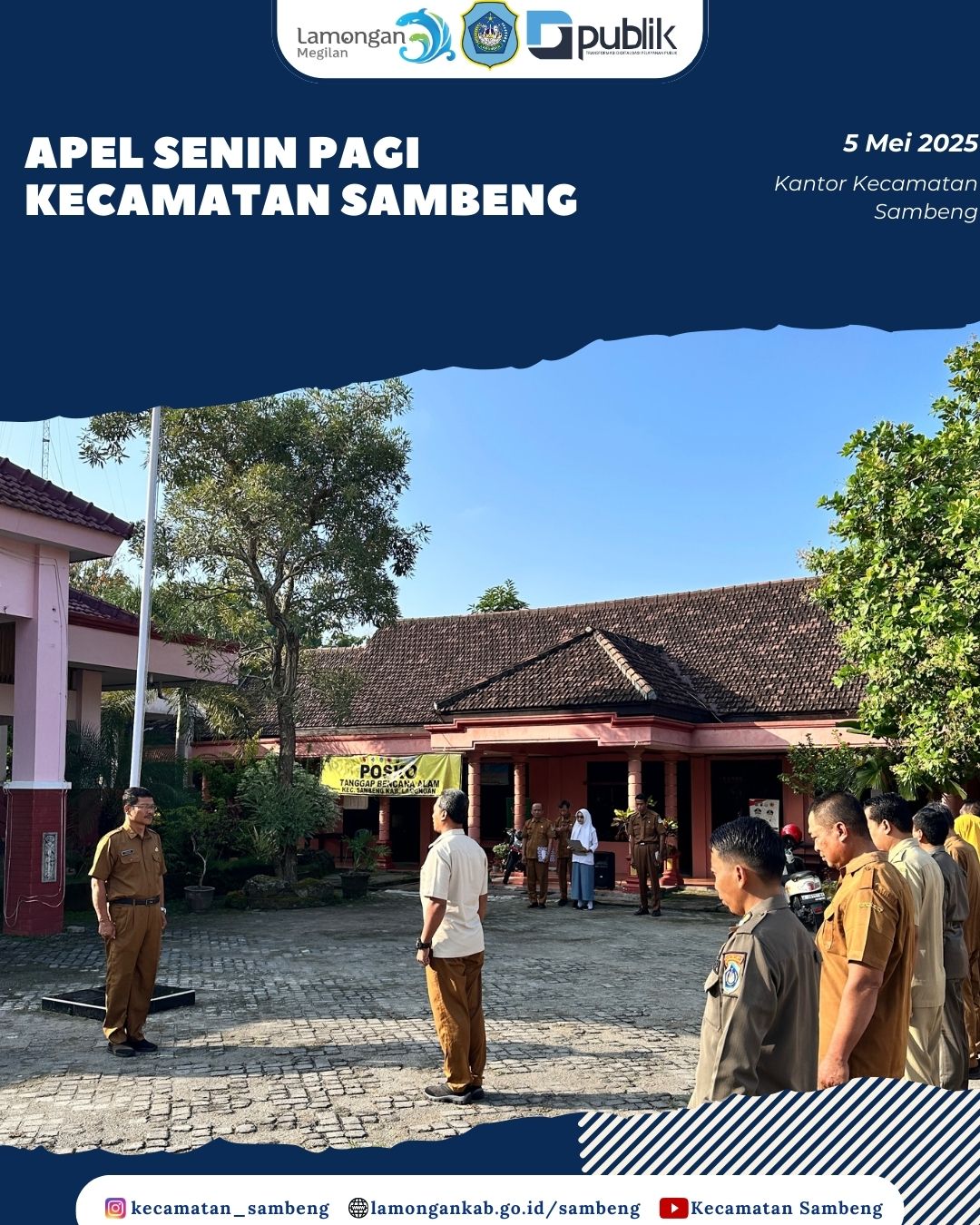 APEL SENIN PAGI KECAMATAN SAMBENG