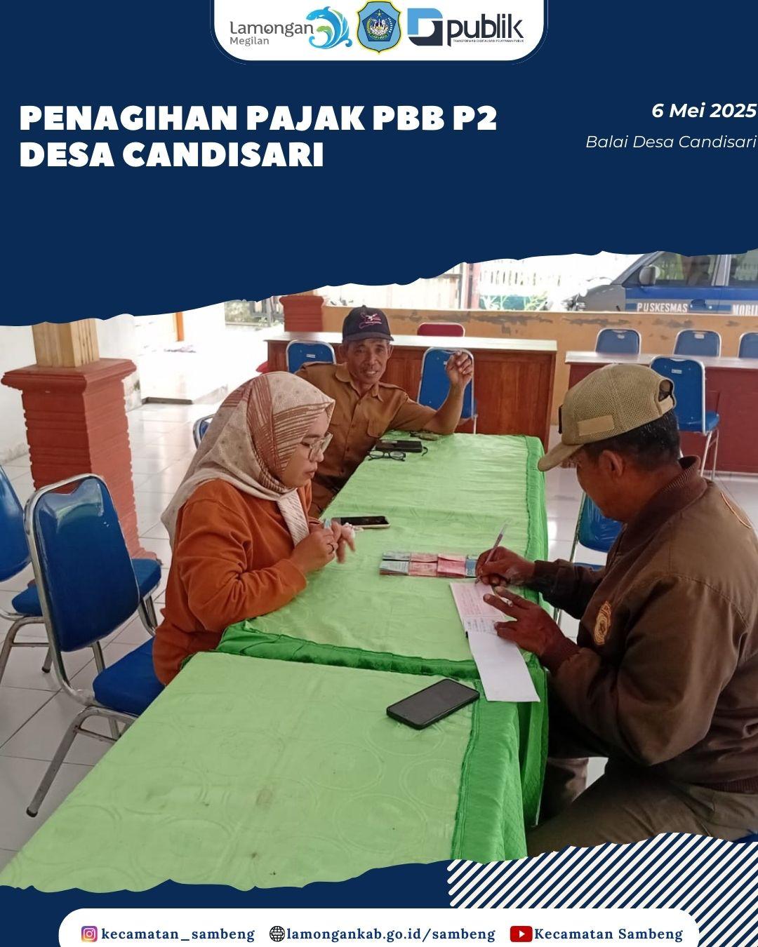 PENAGIHAN PAJAK PBB P2 DESA CANDISARI