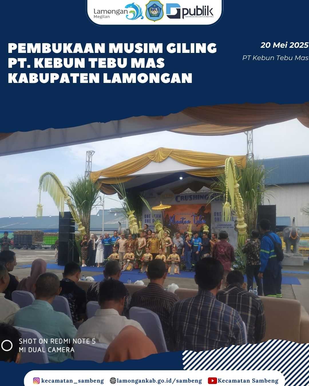 PEMBENTUKAN MUSIM GILING PT.KEBUN TEBU MAS KABUPATEN LAMONGAN