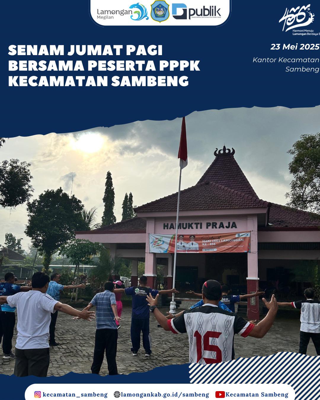 SENAM JUM'AT PAGI BERSAMA PESERTA PPPK KECAMATAN SAMBENG