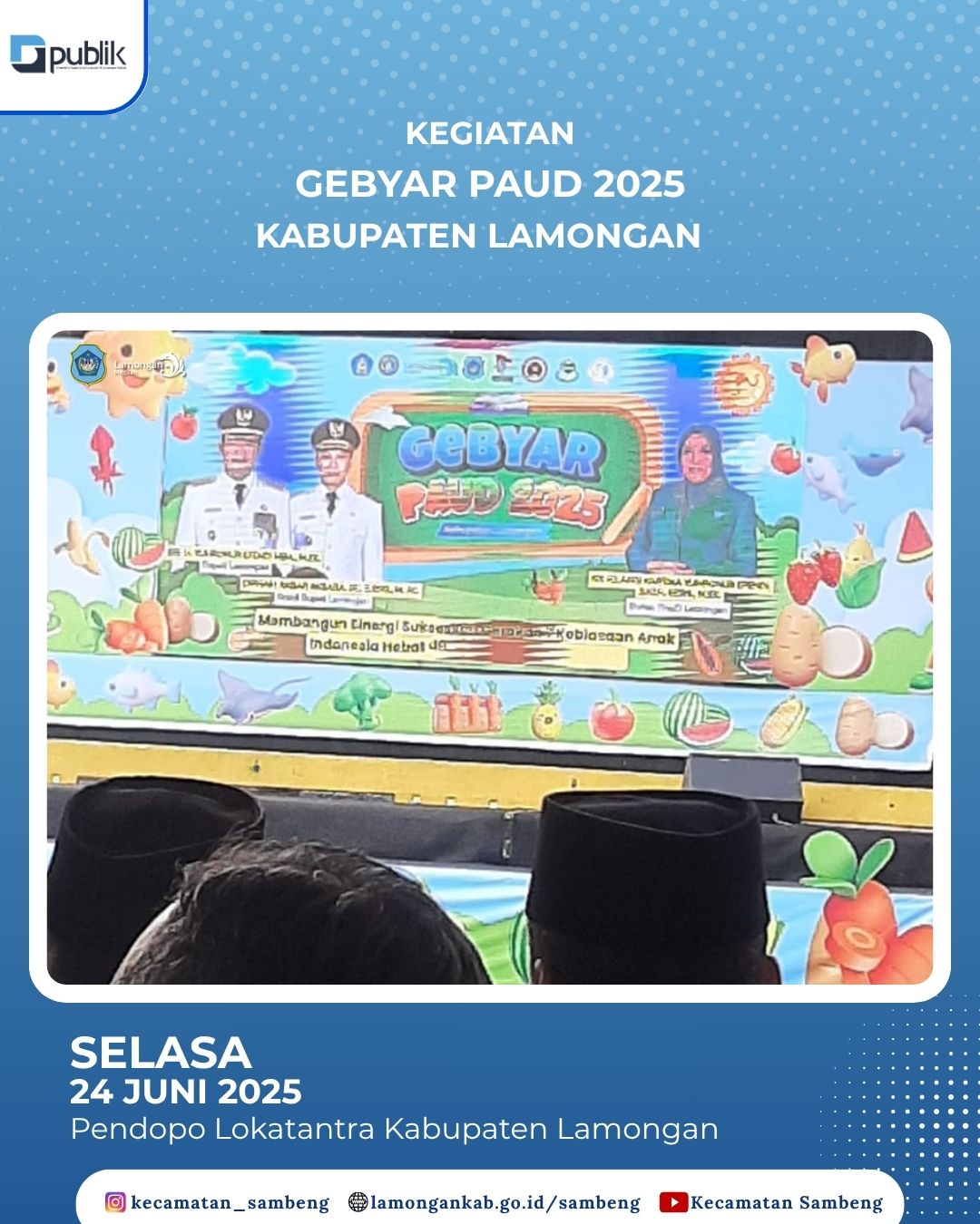 Foto: KEGIATAN GEBYAR PAUD 2025 KABUPATEN LAMONGAN