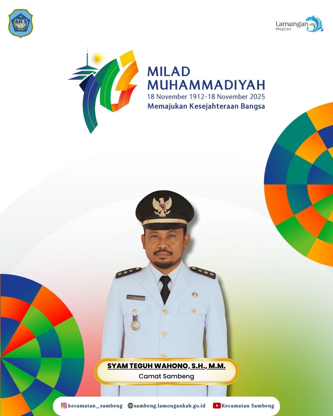 Foto: SELAMAT MILAD MUHAMMADIYAH 113 TAHUN