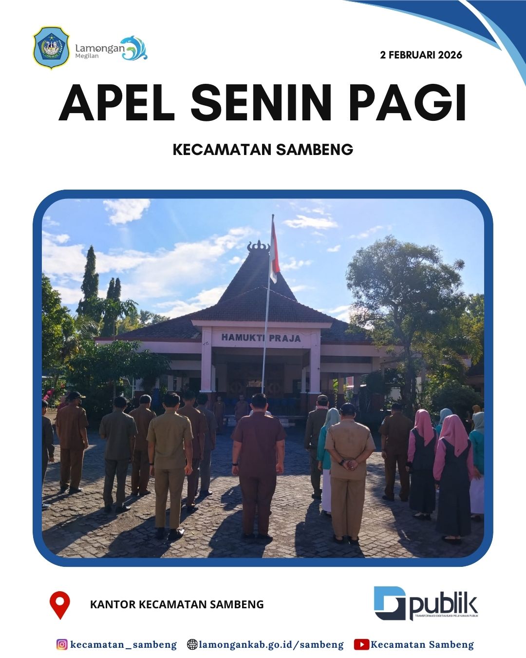 Foto: APEL SENIN PAGI KECAMATAN SAMBENG