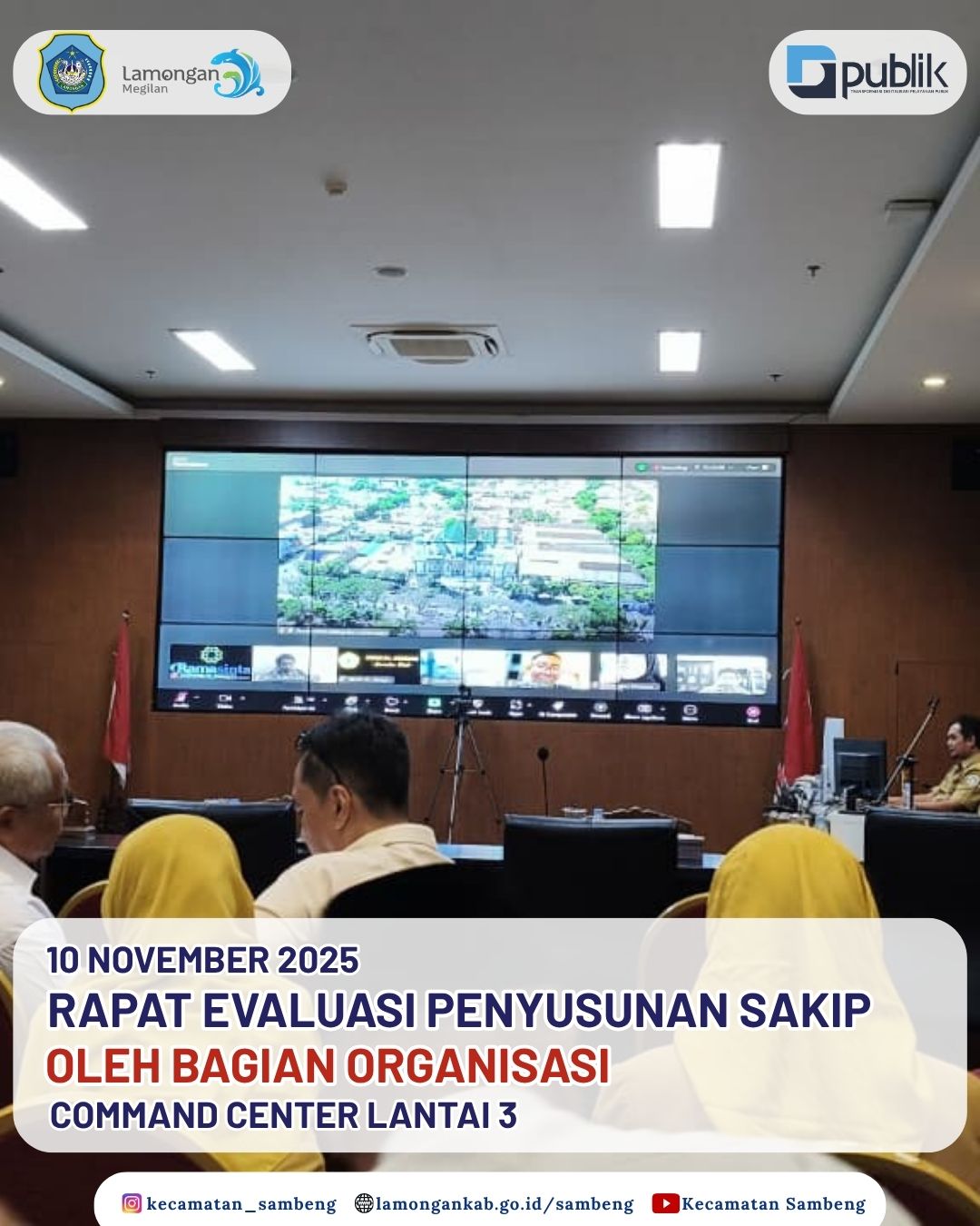 Foto: RAPAT EVALUASI PENYUSUNAN SAKIP OLEH BAGIAN ORGANISASI