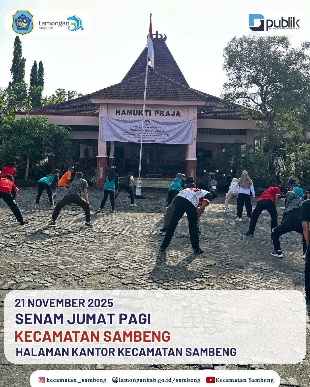 Foto: SENAM JUMAT PAGI KECAMATAN SAMBENG