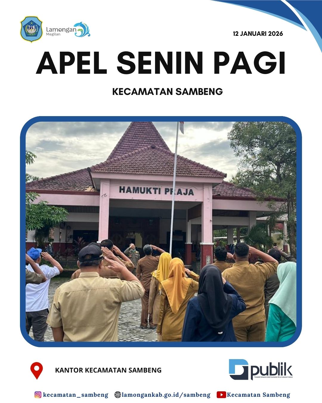 Foto: APEL SENIN PAGI KECAMATAN SAMBENG