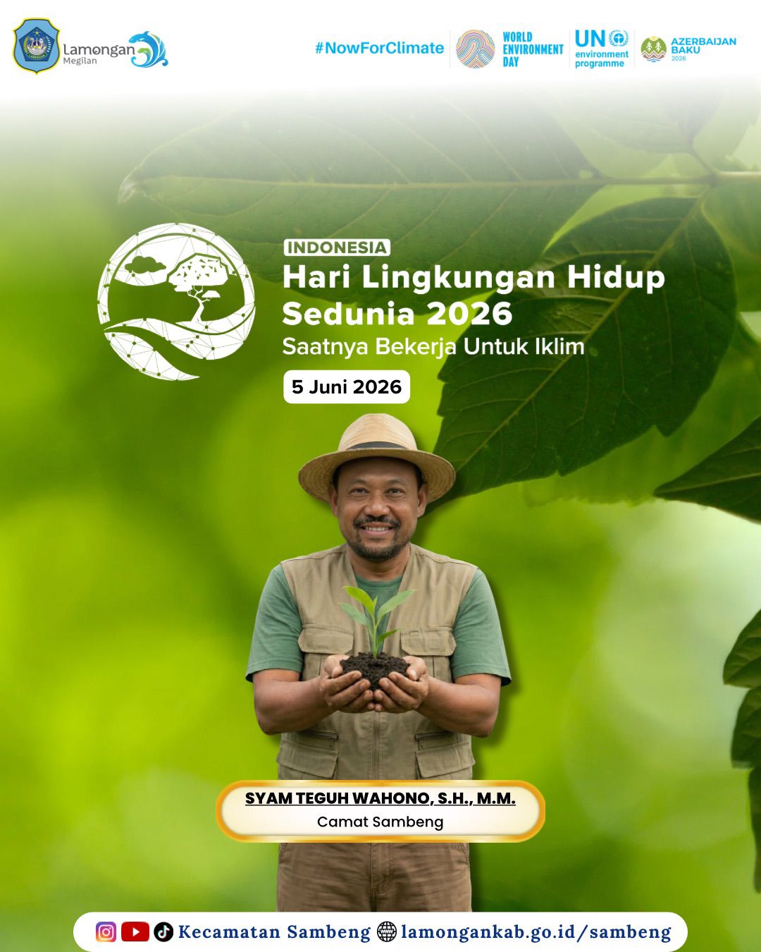 Foto: SELAMAT HARI LINGKUNGAN HIDUP SEDUNIA 2026