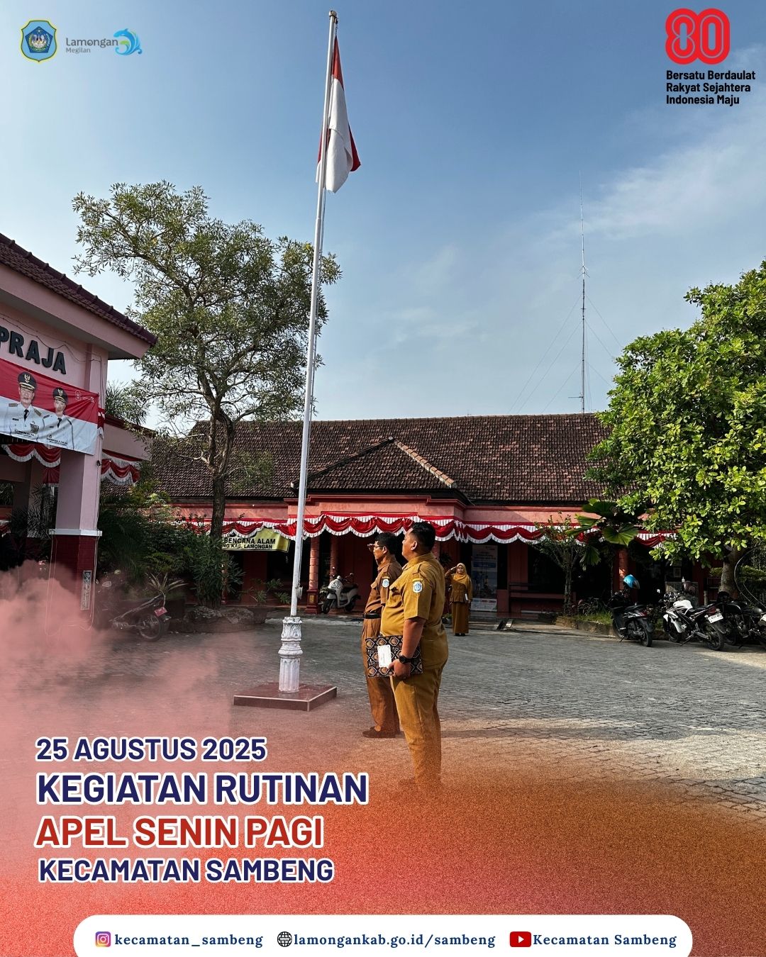 Foto: APEL SENIN PAGI KECAMATAN SAMBENG