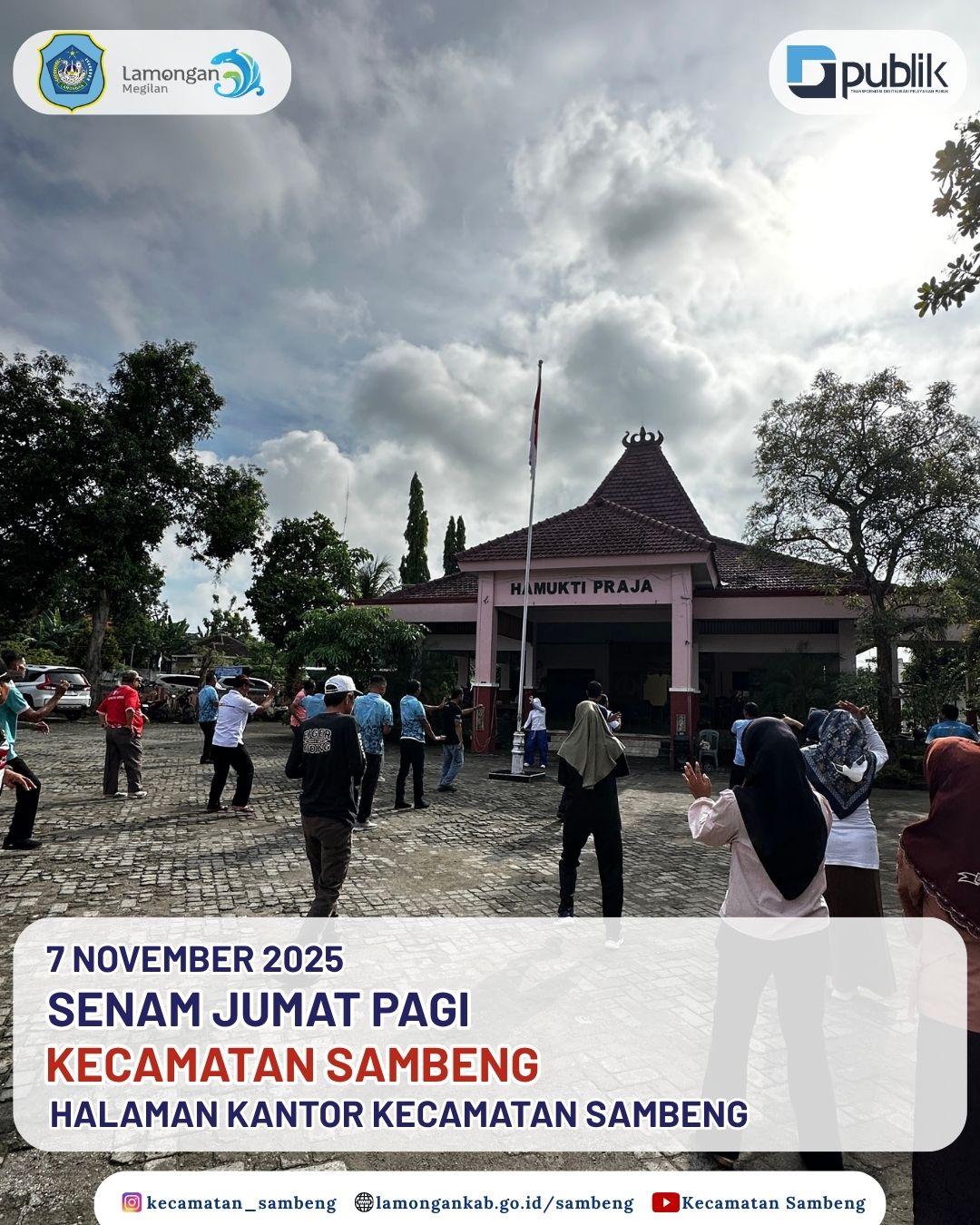 Foto: SENAM JUMAT PAGI KECAMATAN SAMBENG