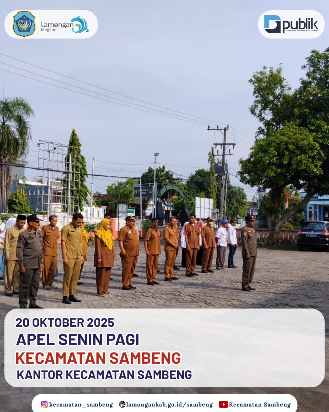 Foto: APEL SENIN PAGI KECAMATAN SAMBENG