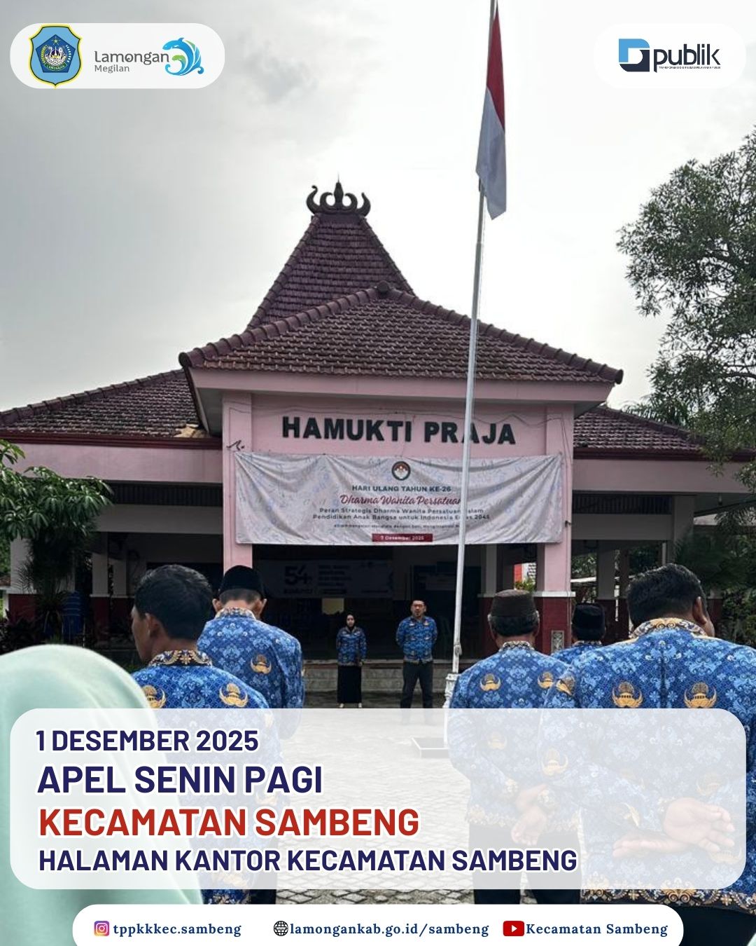 Foto: APEL SENIN KORPRI PAGI KECAMATAN SAMBENG