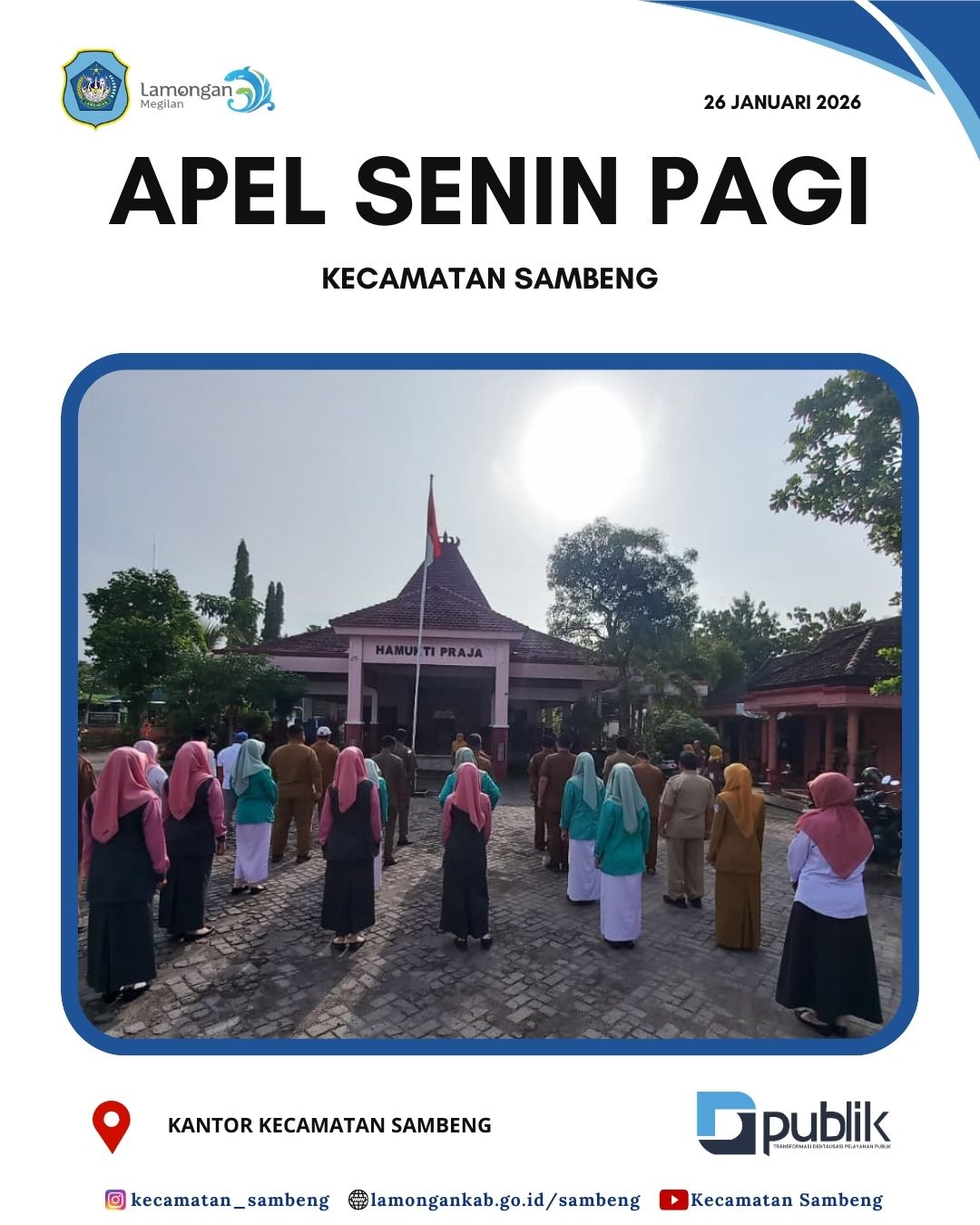 Foto: APEL SENIN PAGI KECAMATAN SAMBENG