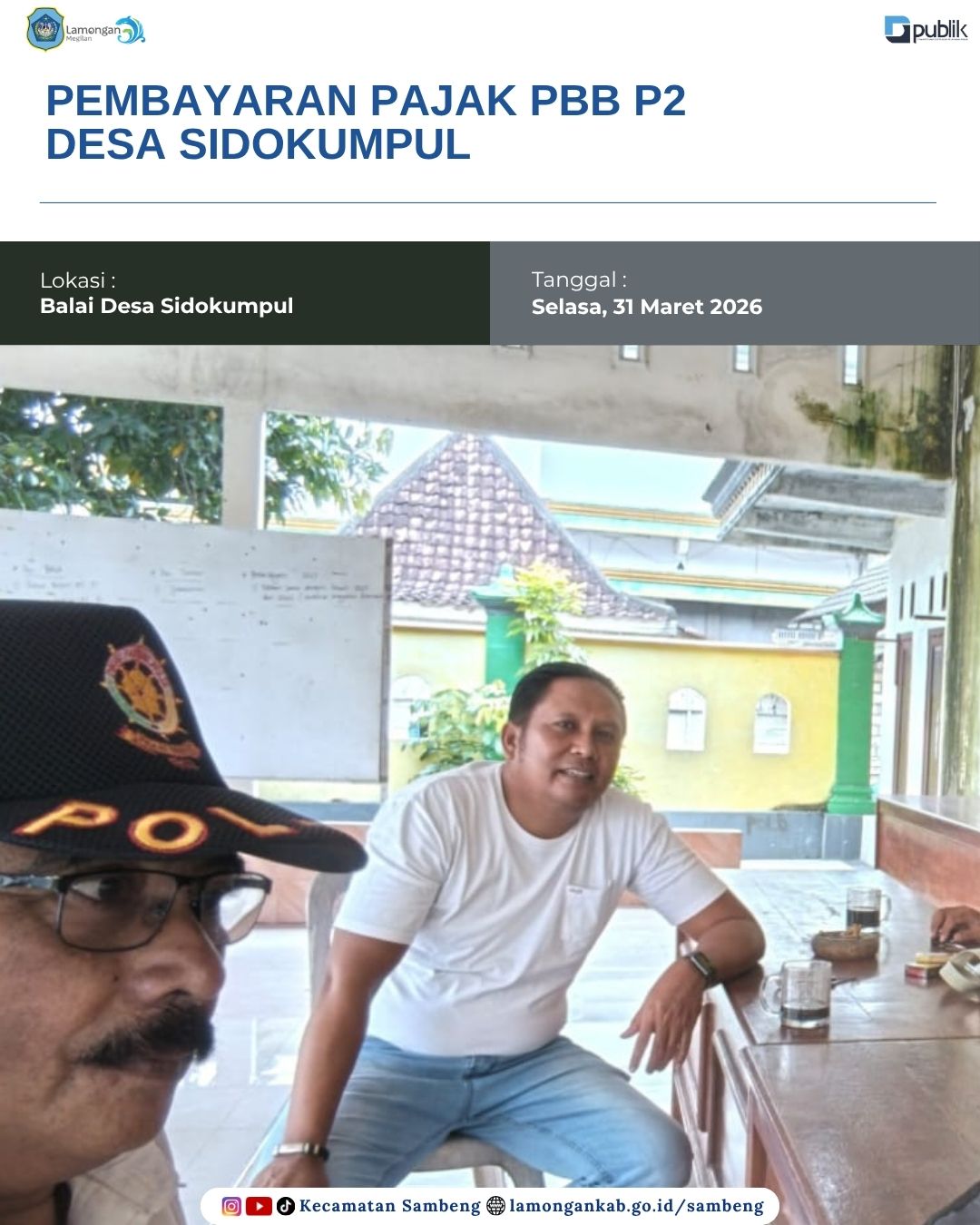 Foto: PEMBAYARAN PAJAK PBB P2 DESA SIDOKUMPUL