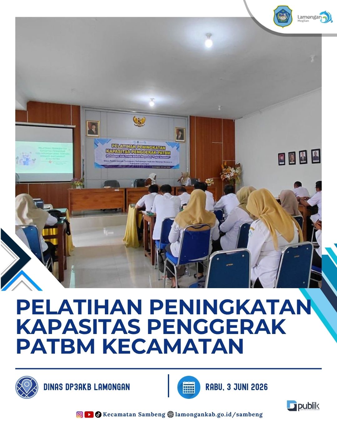 Foto: SINERGI PERLINDUNGAN ANAK, KECAMATAN SAMBENG IKUTI PELATIHAN PENINGKATAN KAPASITAS PENGGERAK PATBM
