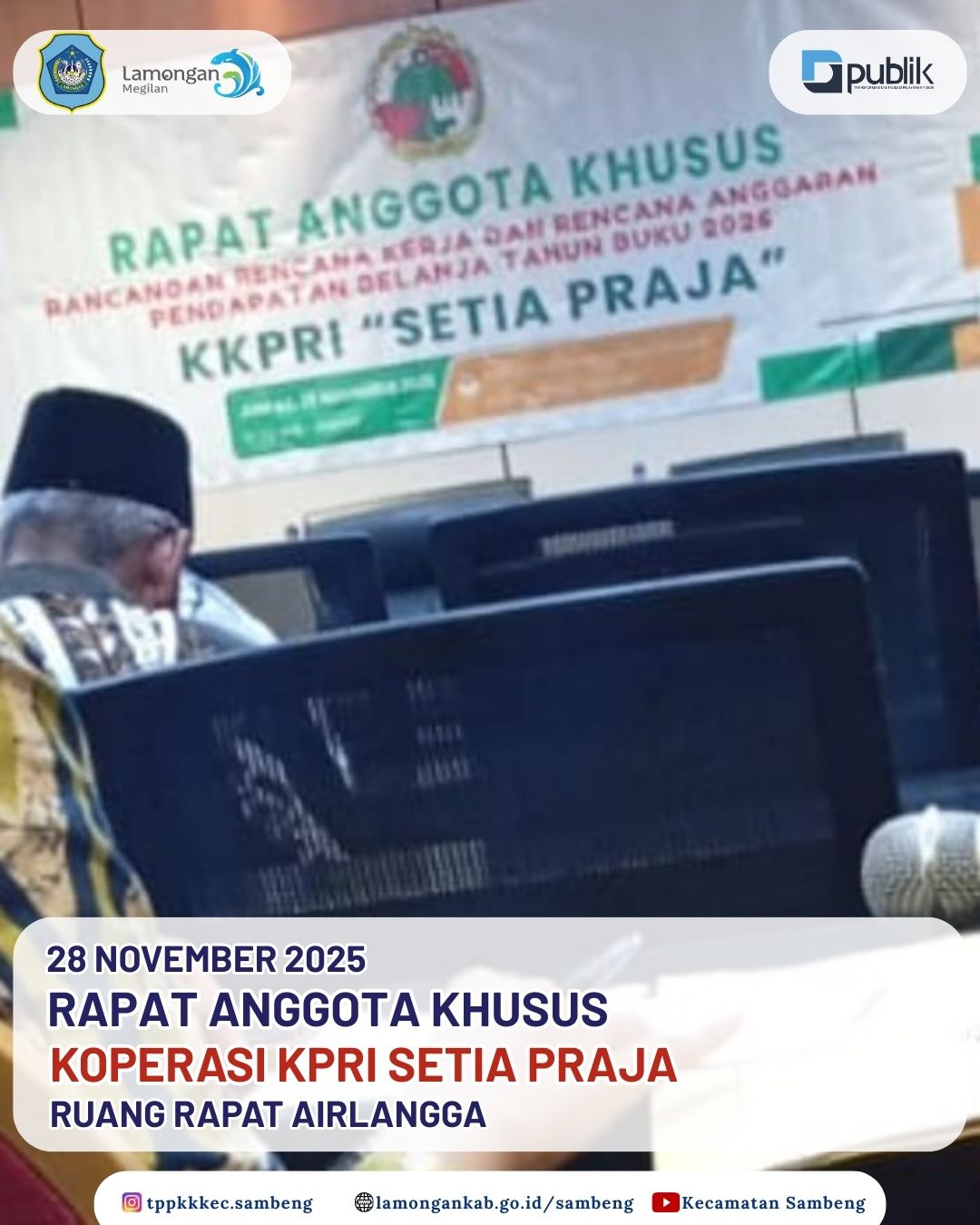 Foto: RAPAT ANGGOTA KHUSUS KOPERASI KPRI SETIA PRAJA