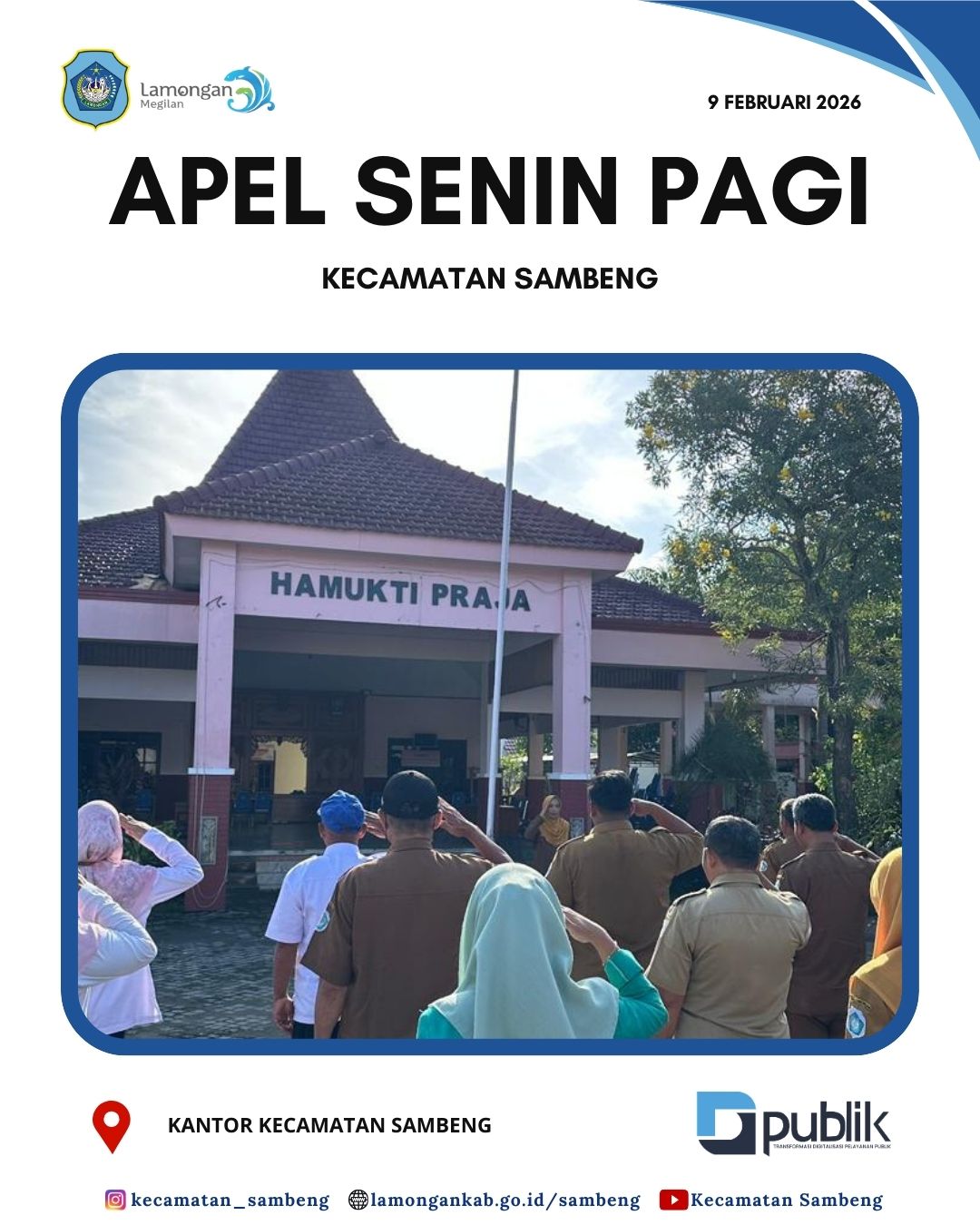 Foto: APEL SENIN PAGI KECAMATAN SAMBENG