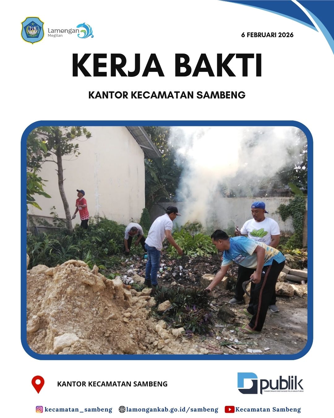 Foto: KERJA BAKTI KECAMATAN SAMBENG