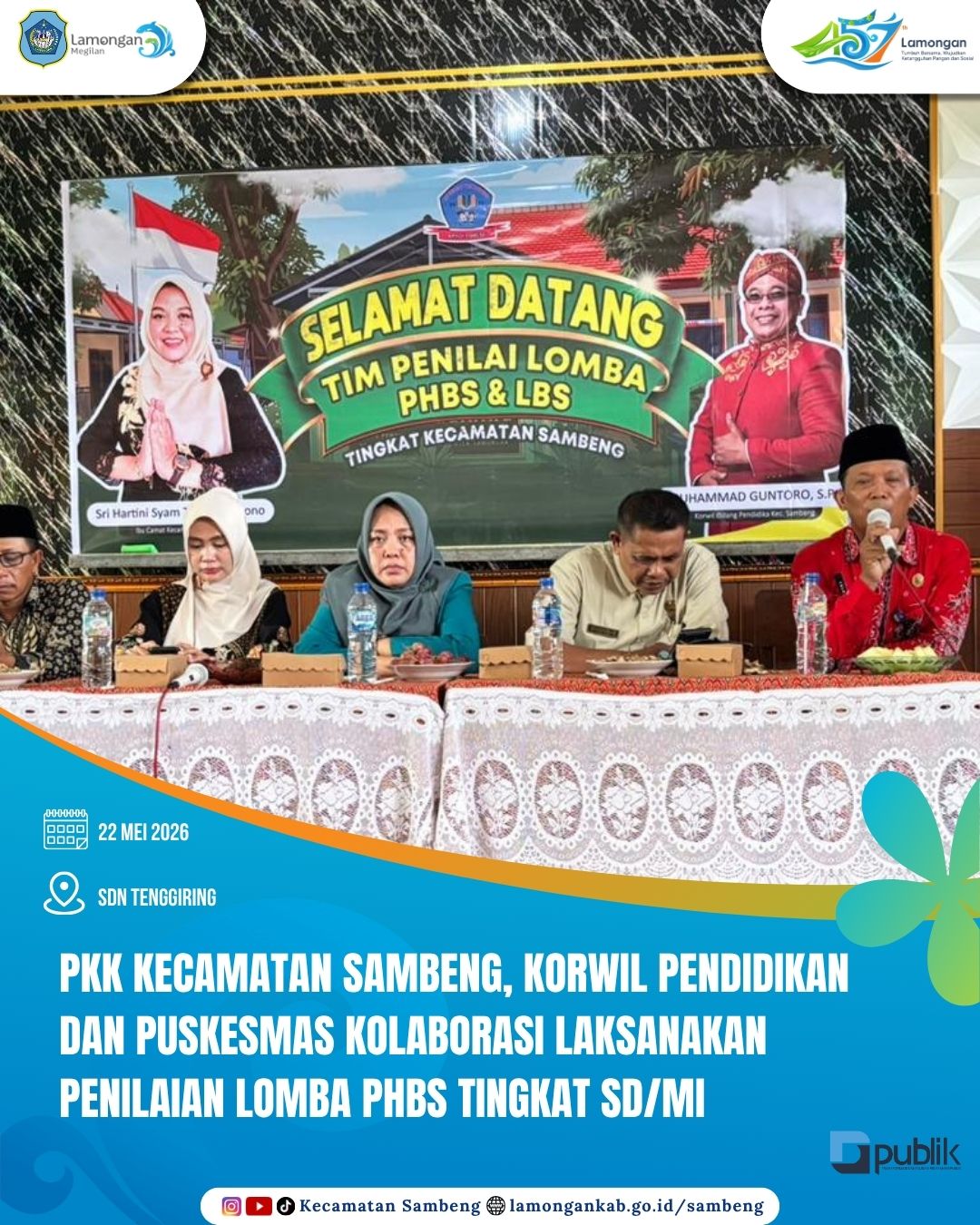Foto: SDN TENGGIRING SAMBENG TAMPIL BERSIH DAN SEHAT, PHBS JADI AJANG KOMPETISI EDUKATIF