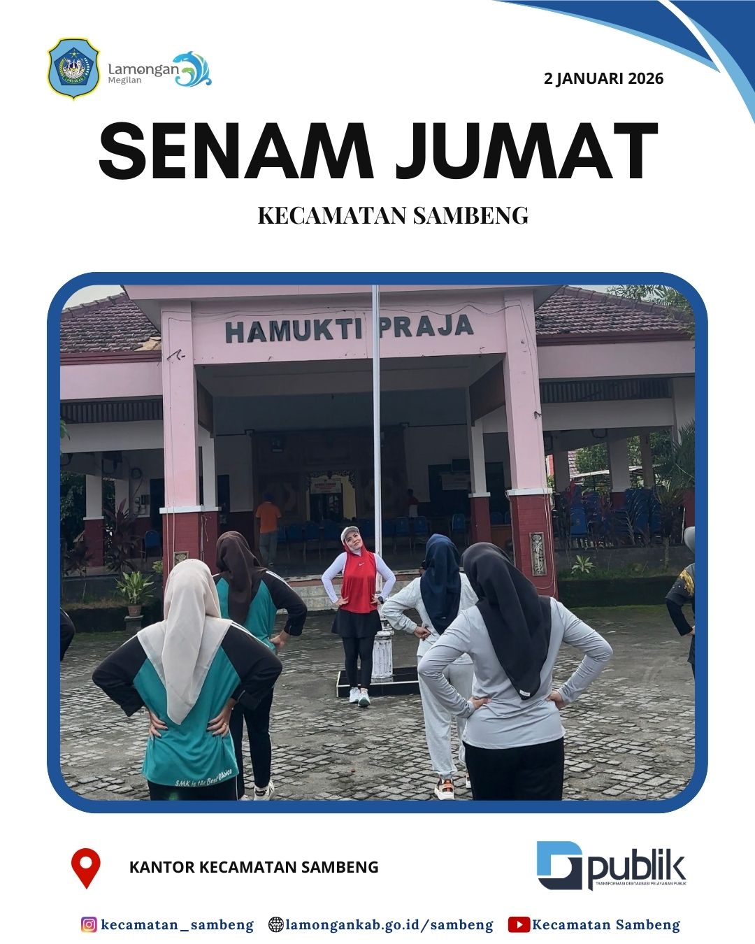 Foto: SENAM JUMAT PAGI KECAMATAN SAMBENG