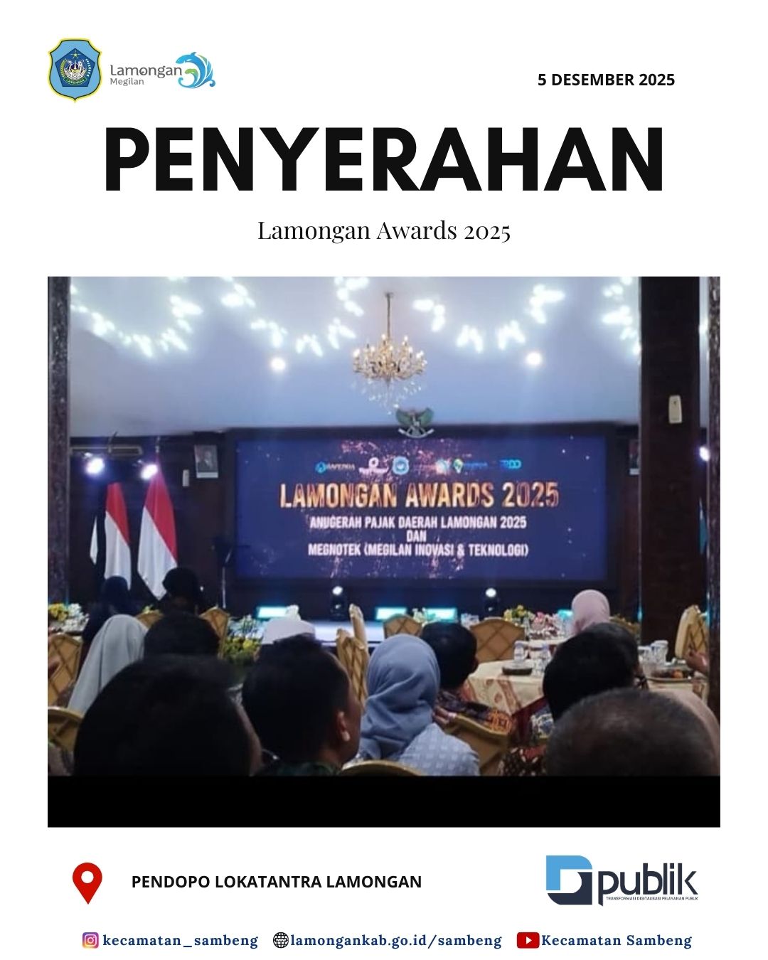 Foto: PENYERAHAN LAMONGAN AWARDS 2025