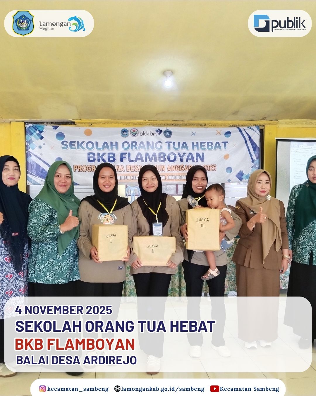 Foto: SEKOLAH ORANG TUA HEBAT BKB FLAMBOYAN DESA ARDIREJO