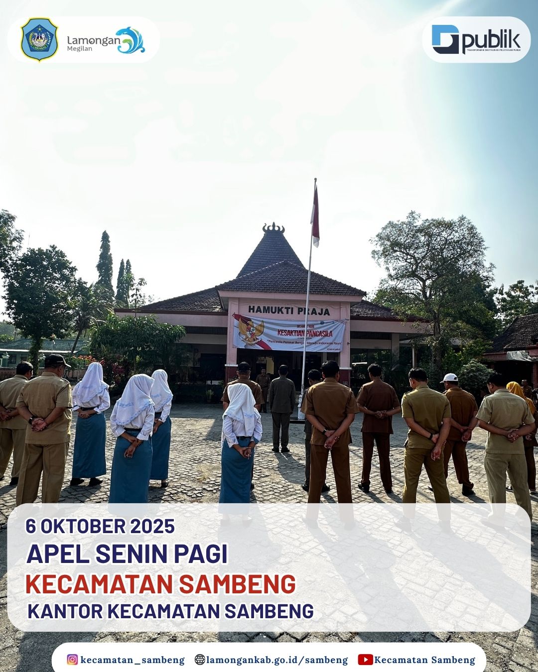 Foto: APEL SENIN PAGI KECAMATAN SAMBENG