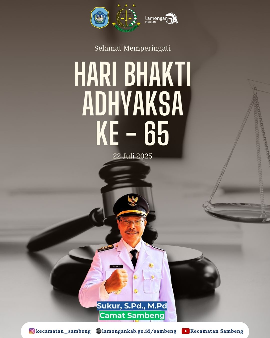 Foto: SELAMAT HARI BHAKTI ADYHAKSA TAHUN 2025