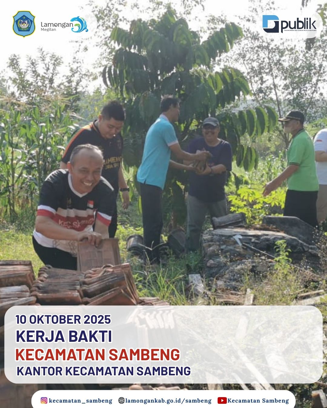 Foto: KERJA BAKTI KECAMATAN SAMBENG