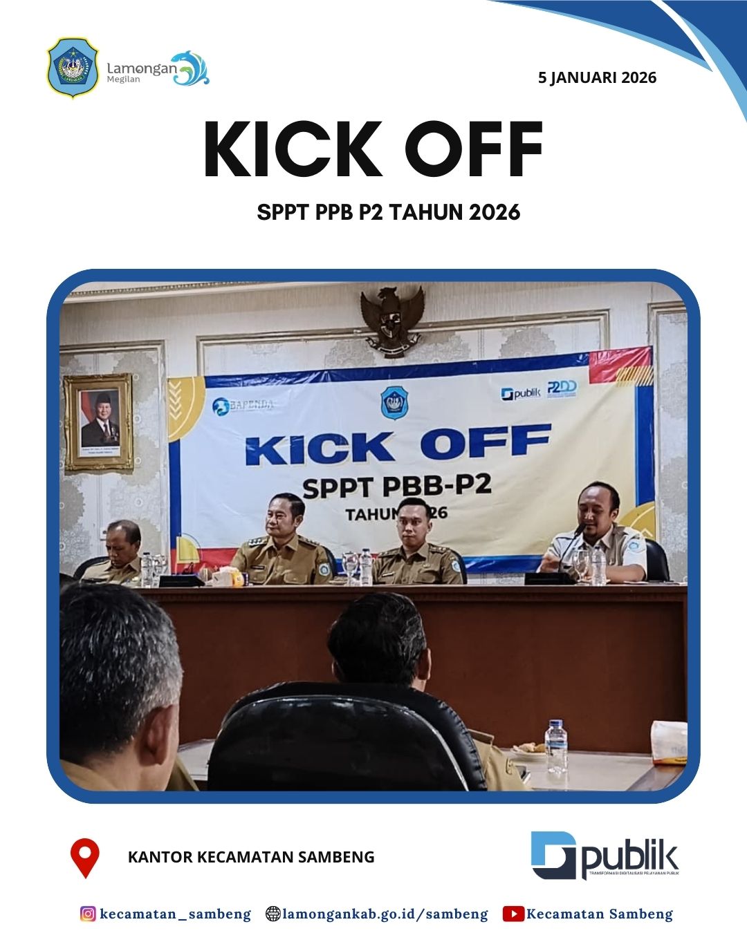 Foto: RAPAT KICK OFF SPPT PBB P2 TAHUN 2026