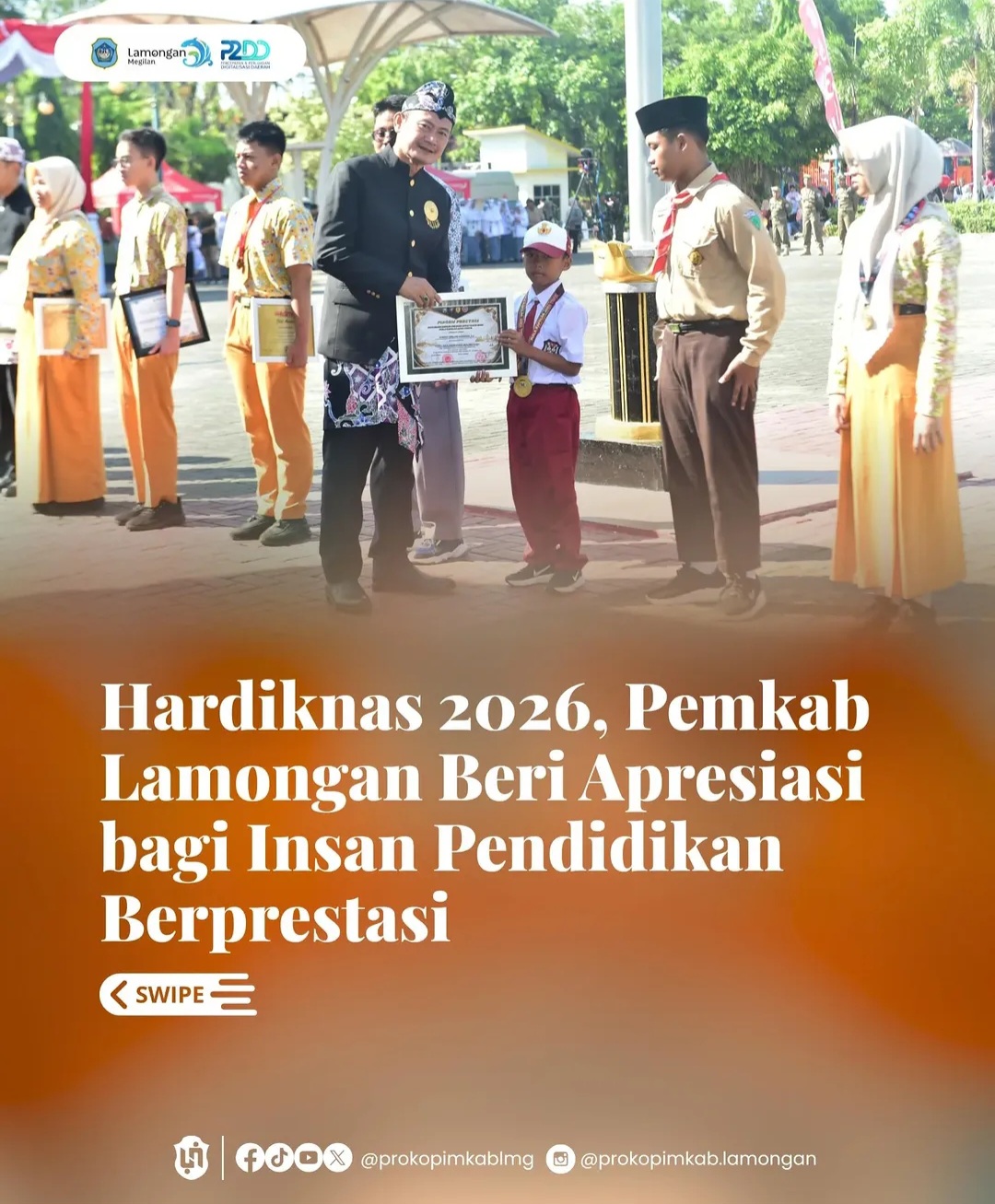 Foto: Pemkab Lamongan beri apresiasi bagi insan berpendidikan berprestasi