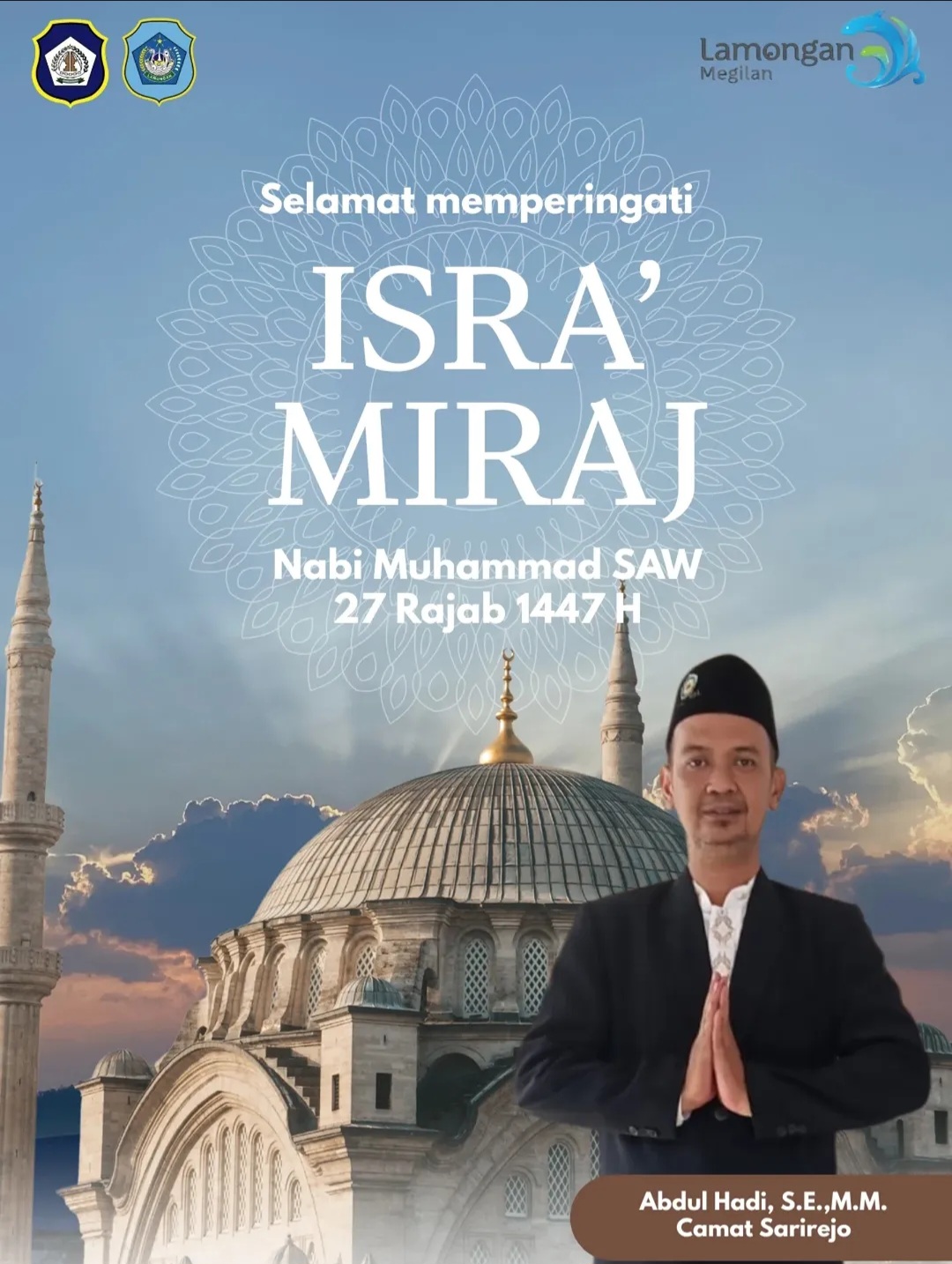 Foto: Selamat Memperingati Hari Isra Miraj Nabi Muhammad SAW.