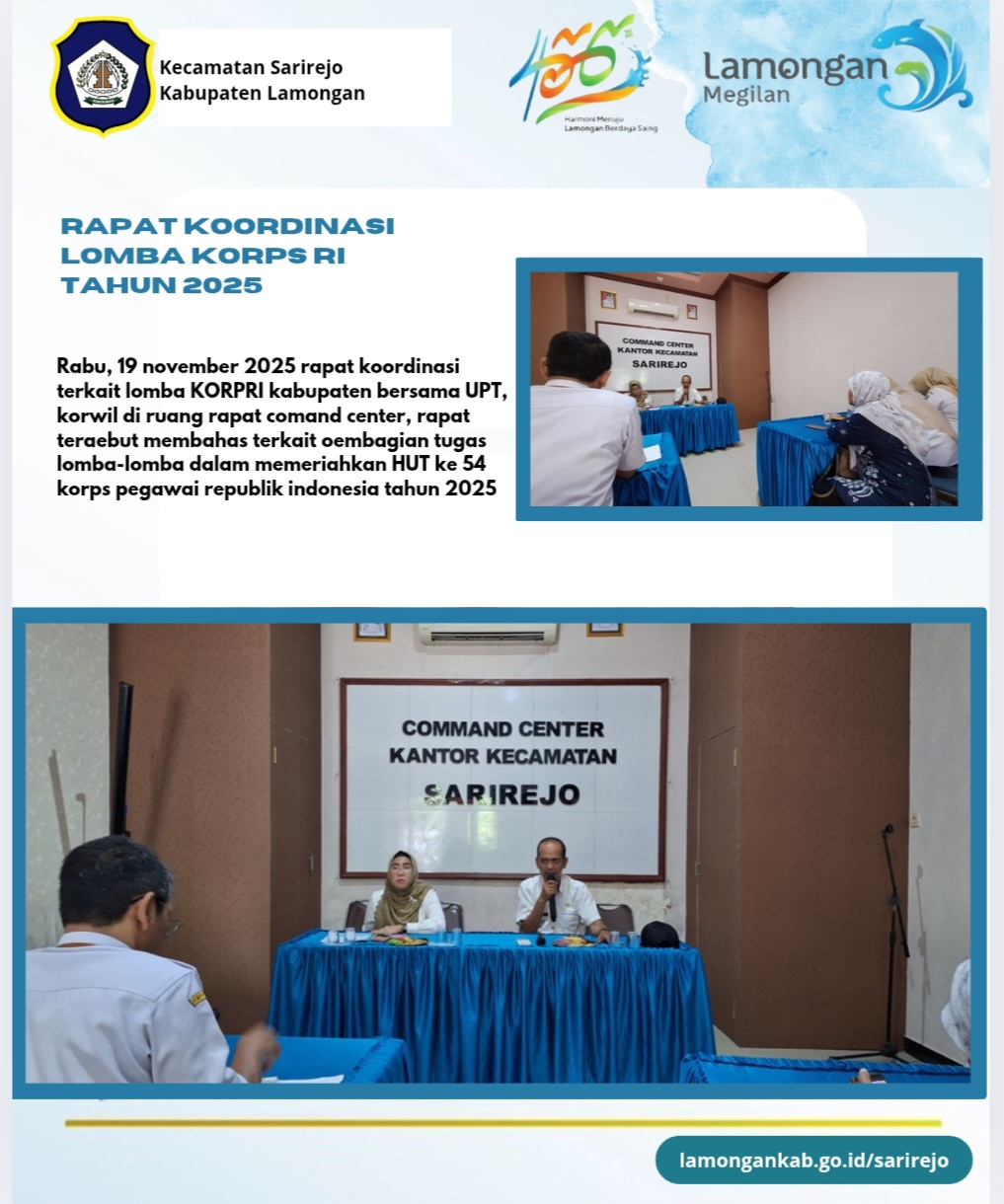 Foto: Rapat koordinasi hut korps RI tahun 2025