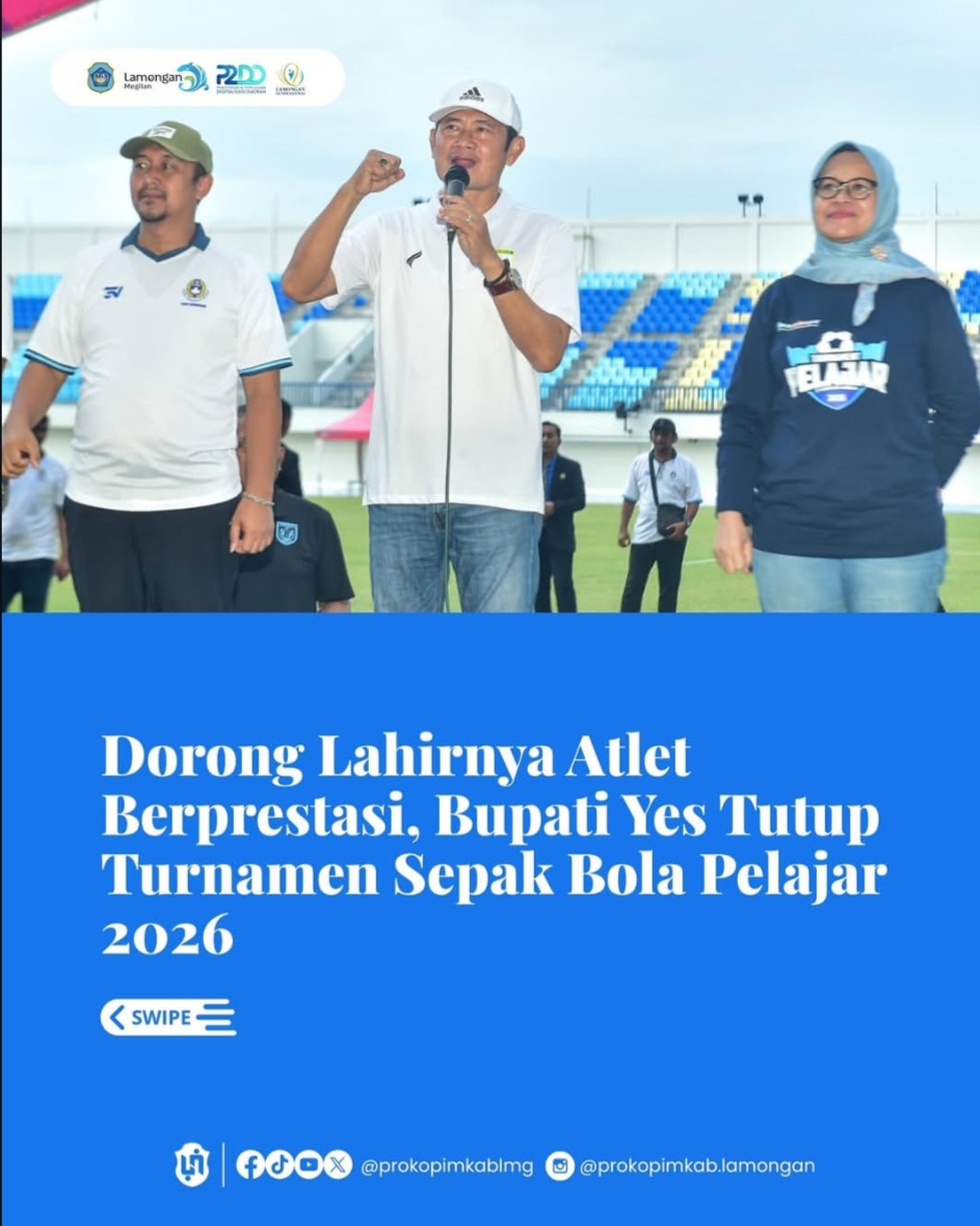 Foto: Dorong lahirnya atlet berprestasi, Bupati YES tutup turnamen sepak bola pelajar 2026