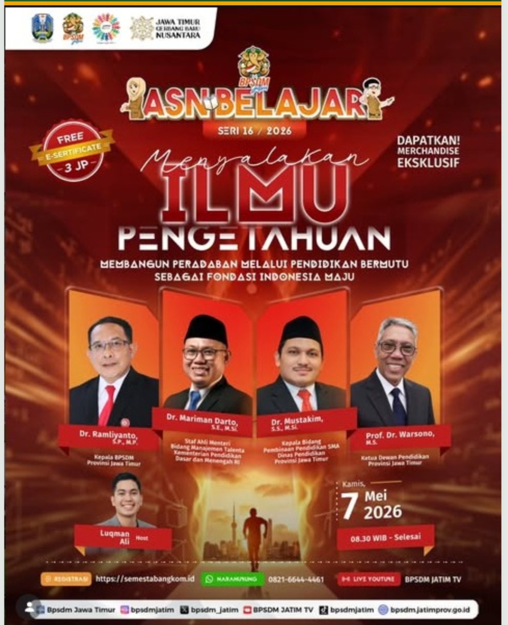 Foto: ASN ikuti webinar di aplikasi semestabangkom
