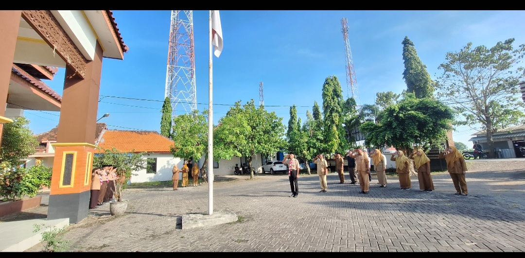 Foto: Apel Pagi kecamatan sarirejo