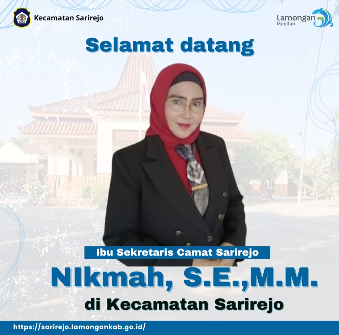 Foto: Selamat datang sekcam baru di kecamatan sarirejo