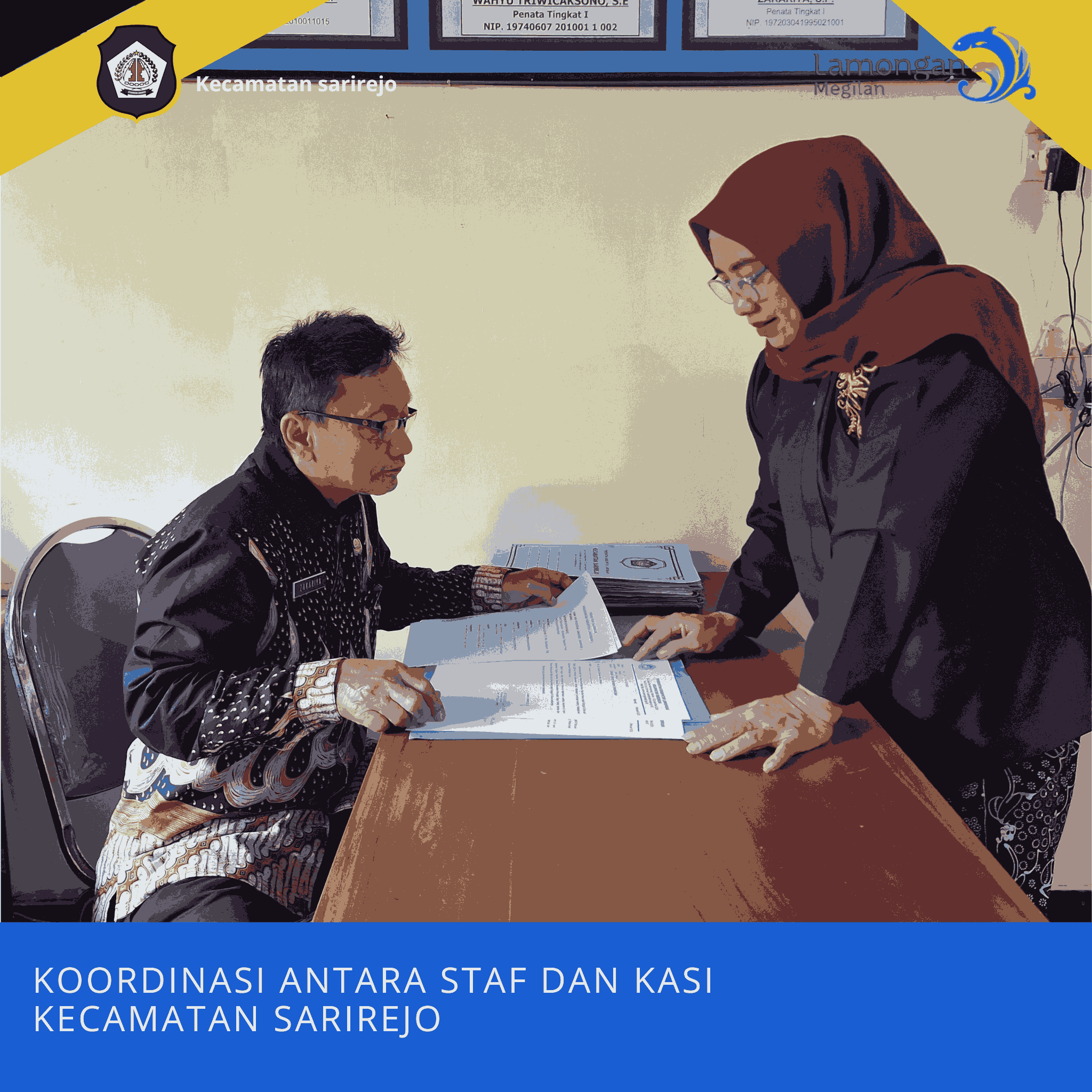 Koordinasi antara kasi dan staff